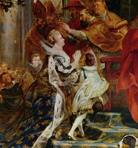 Kroning af Maria de Medicis i St. Denis i Paris af Peter Paul Rubens